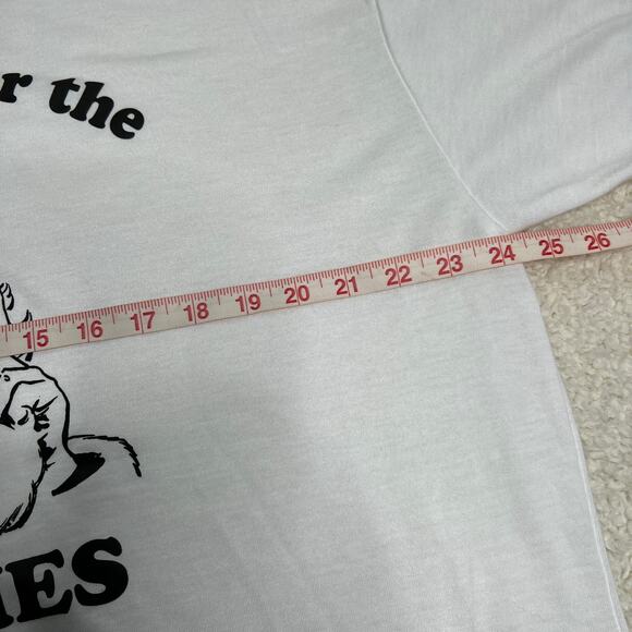 I Did It For The Cookies White Santa Tee 2XL - Picture 5 of 7